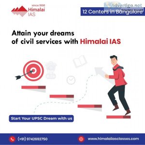 Attain your dreams of civil services, best upsc coaching in bang