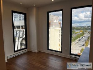 New 1 bedroom condo for rent on top floor Esplanade Cartier