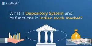 What is depository system and its functions in indian stock mark