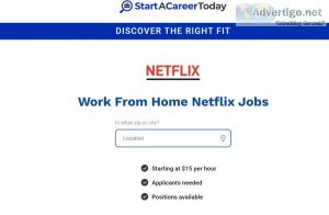 Start A Career Today - Work from Home Netflix - US