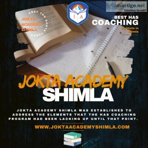 Has coaching institute in shimla