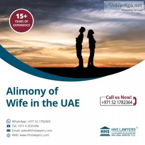 Alimony of wife in the uae