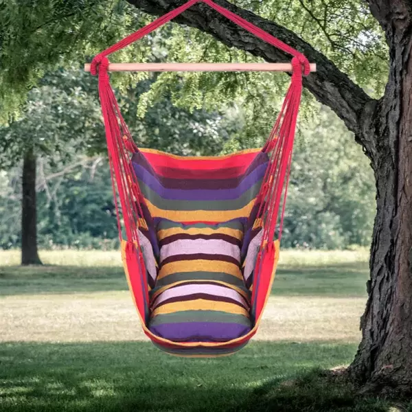 Distinctive cotton canvas Hanging Rope chair