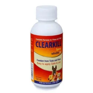 Clearkill &ndash Flea and Tick Spray for Dogs and Cats(Fipronil 