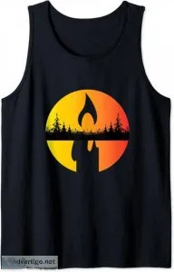 Christmas Tree Candle Costume Tank Top