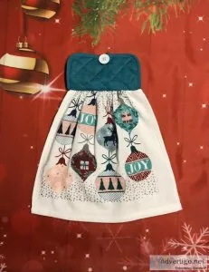 Christmas Ornaments Towel