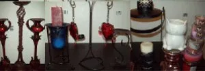 Candles candle holder attache laptop bag lamp lamps garment bag