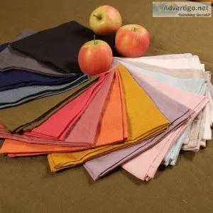 Buy quality Linen plain Table Napkins