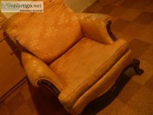 antique gold chair