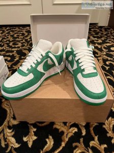 Green Air Force 1 Low Sneakers Nike x Louis Vuitton Air Force 1 