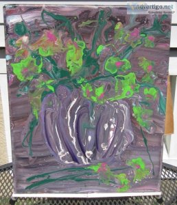 &quotVase with Flowers" by David C. Brannon