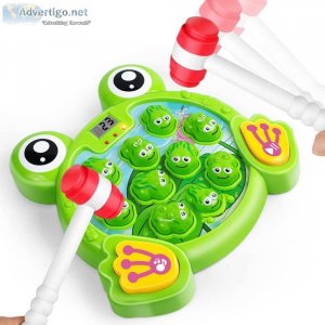 YEEBAY Interactive Whack A Frog Game Learning Active Early Devel
