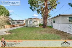 Long Gated Driveway Bellflower Home on Flora Vista Charming Stre