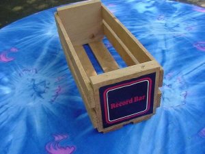 Record Bar(Record and Tape Store)8 TrackCassette Tape Storage Cr