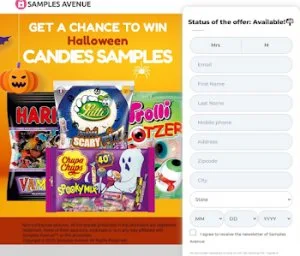 Enter for You Win Beg of Halloween Candy