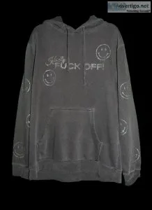 Shop Kindly F Off Rhinestone Hoodie Online &ndash Api The Label