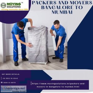 Book the best packers and movers bangalore to mumbai