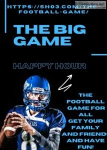 Run it in for touchdown With the Football game