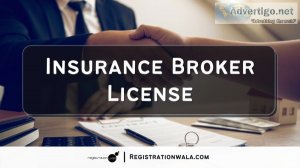 Insurance broker license