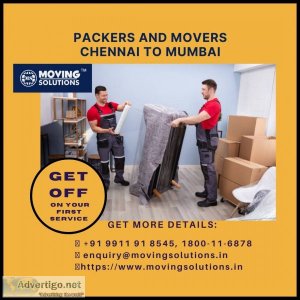 Hire the best packers and movers chennai to mumbai
