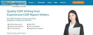 Cdr report writing services
