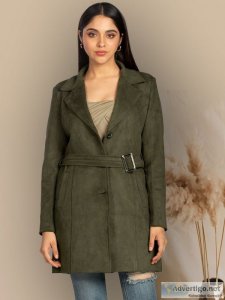 Shop for premium women long coats online india at beyoung