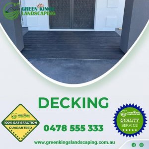 Professional Decking Melbourne at Green Kings Landscaping