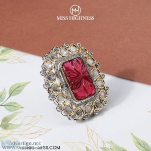 Stylish pearl ring online - misshighness