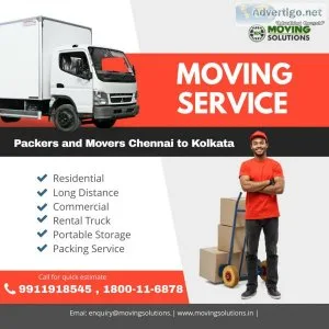 Packers and movers chennai to kolkata for shifting service