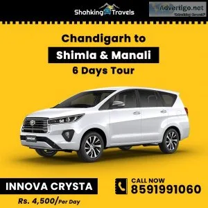 Chandigarh to Manali Taxi Service