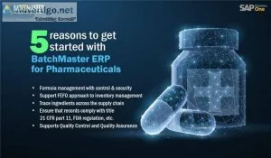 Erp software for pharma manufacturing industry
