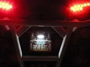 Led License Front Flare Brackets  EZ Turn Signal Kits