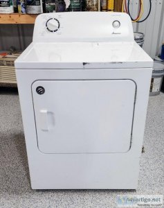 White Amana 6.5cu ft. Electric Dryer