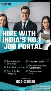 Hire with India s No.1 Job Portal- Bigleep