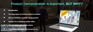 How essential is a product demonstration for your e-commerce sto