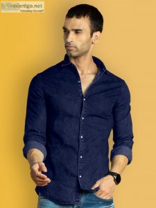 Elite collection of denim shirts | upto 60% off | beyoung