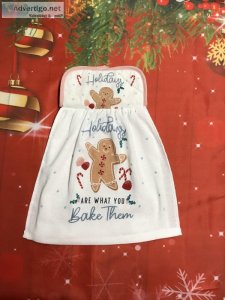Cookies and Kitchen Towels Gift Exchange Ideas