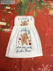 Cookies and Kitchen Towels Gift Exchange Ideas