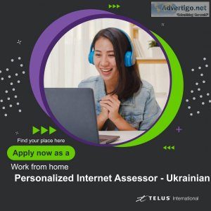 Work From Home - Personalized Internet Assessor - Ukrainian Spea