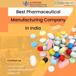 Best pharmaceutical manufacturing company in india