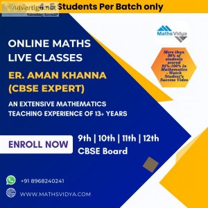 online maths private tutor for 9th, 10th, 11th, 12th CBSE Board