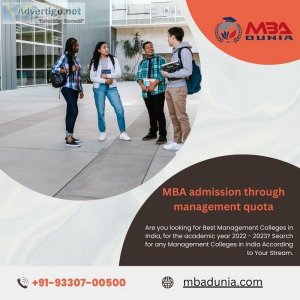 Mba admission through management quota