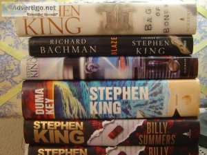 5 STEPHEN KING novels Bag of BonesBlaze Buick 8Duma KeyBilly Sum