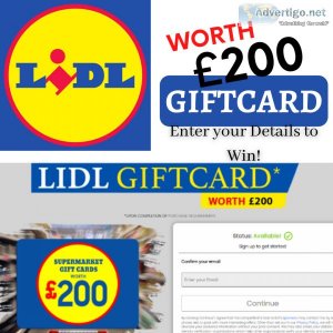 Get &pound200 Worth of Lidl Voucher