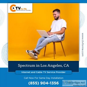 Get best spectrum internet plan in	los angeles, ca