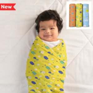 Swaddle wrap for newborn baby by superbottoms