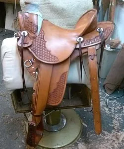WONDER WISH All Natural Cowhide Western Leather Horse Saddle Com