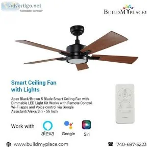 Make Your Home Smarter by Adding Smart Ceiling Fan With Light