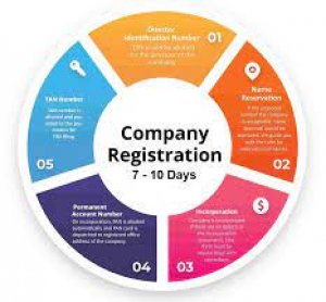 A company can register online as a private limited company