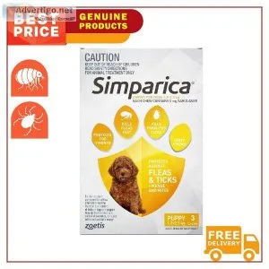 Simparica Chewables The Best for Flea and Ticks treatment.